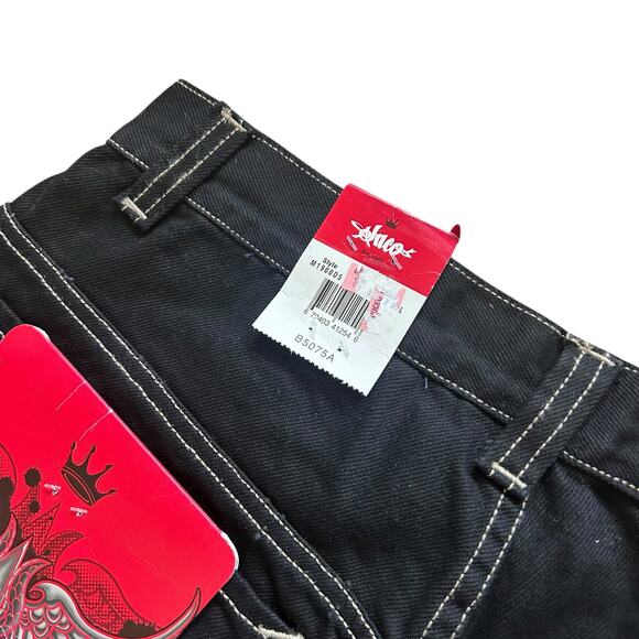Vintage DS JNCO Black Wide Leg Jeans Sz 32 - Picture 7 of 11